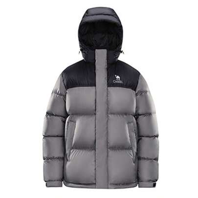 CAMEL CROWN Women's Long Down Jacket, Thick Design, Suitable For Autumn/Winter, Warm, Hooded, Down Filled, Waterproof, Insulated