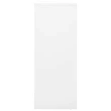 vidaXL Armadio da scrivania Bianco 90x40x102 cm Acciaio - Bianco - Visualizzare 1