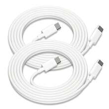 White Solid Color 1 3 Pcs C C Data Cable, Compatible With IPhone 17/16/15 Pro/Plus/Pro Max, Galaxy S25, Pro/Air And More Type C Devices, Charging And Data Transfer Women's Day Gift - White - View 11