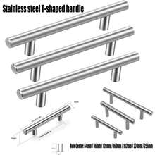 1pc Cabinet Pulls Handles Stainless Steel Cabinet Hardware For Kitchen And Bathroom Cabinets, Overall Drawer Pull ﻿ - Silver - View 2