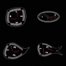 眉形定位尺 1分钟眉形塑造尺模板 快速绘制半永久纹眉 仿真眉毛 眼线 微针纹眉 永久化妆模板 - 彩色 - 查看 5