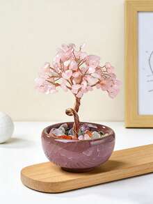 1 cây trang trí bằng pha lê màu hồng và tím, cây bonsai bằng nhựa tự nhiên, đá chữa bệnh và cây pha lê tượng trưng cho sự sống, quà tặng may mắn, quà sinh nhật cho phụ nữ, trang trí bàn làm việc mang năng lượng tích cực, hoàn hảo cho nhà bếp, tiệc tùng, đám cưới, văn phòng, đồ dùng đám cưới, quà tặng lý tưởng cho Ngày Valentine và Ngày của Mẹ. - Nhiều màu - Xem 2