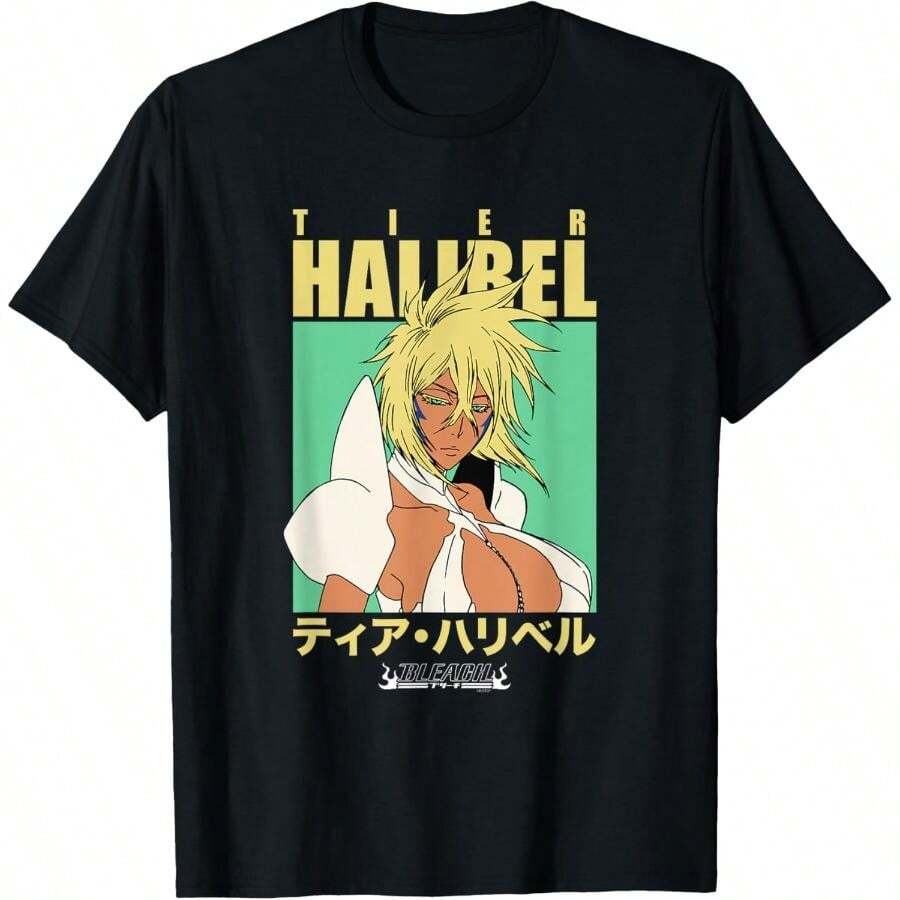 Bleach Tier Harribel Arrancar Anime T-Shirt - 黑色 - 查看 1