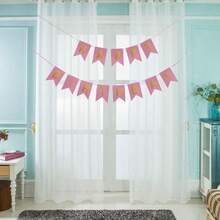 1pc Happy Birthday Gold Foil Pennant Flag, Decorative Banner For Party Supplies - Multicolor - View 3