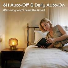 Bedside Table Lamp, Glass Lampshade, Suitable For Bedroom Nightstand, Luxury Elegant Gray Ribbed Glass Bedside Lamp, Murano Style Home Decor, Suitable For Living Room And Bedroom (EU Plug/Bulb Not Included) - EU C Type Plug(220-240V) - View 11