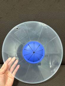 1个硅胶烘焙防溅罩，适用于搅拌碗，厨房防溅工具，适用于鸡蛋、面糊和酱汁，搅拌碗盖，防溅罩，烹饪防溅罩，立式搅拌机防溅罩，非常适合感恩节和情人节烹饪准备，适用于手动和电动搅拌机，防溅罩，厨房和烘焙 - 彩色 - 查看 10