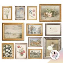 97 Decor French Decor For Home - Country French Wall Art Posters, Vintage Floral Pictures, Vintage Art Gallery Wall Prints Landscape Painting For Bedroom Decorations (Unframed) - VintageGx8x10 - View 2