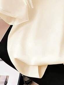 Tween Girls' Casual Sweet Letter Print Short Sleeve T-Shirt, Summer - Apricot - View 7