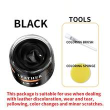 皮革染色套装包含：染色工具、鞋头磨损修复剂、皮包修复剂、沙发修复剂、白色鞋子褪色及磨损修复漆、皮革划痕及磨损修复剂、皮革颜色修复霜、皮包颜色修复染料。适用于鞋子、春夏精选、伴娘礼物、房间、卧室装饰、海滩、旅行、男士、女士、度假等场合。 - 彩色 - 查看 11