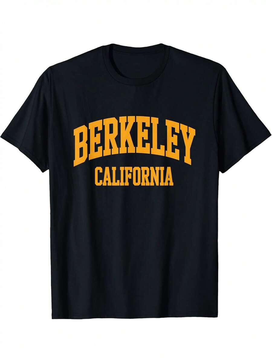 Camisa Berkeley - California - Diseño Retro - Camiseta Clásica - Blanco - Ver 1