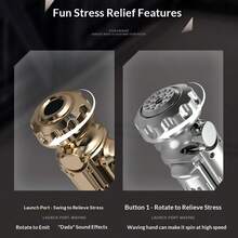 新款迷你电击手榴弹玩具枪，发射塑料子弹，男女皆宜，可缓解压力，互动玩具，是送给朋友、生日、派对的完美礼物，男女皆可玩 - 彩色 - 查看 7