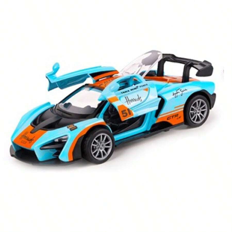 2026 New Creative Toy, Racing Car Super Cool Car Model - 1:36 Alloy Racing Car Off-Road Car Model Toy Car With Openable Doors, Alloy Car Model