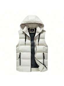 Men Vests - White - View 2
