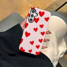 Funda de teléfono 2 en 1 en forma de corazón, compatible con Samsung Galaxy A17 A16 A06 A56 A55 A54 5G A53 A52 A36 A35 A34 A32 A26 A23 A15 A14 A13 5G A71 5G, duradera, resistente a los arañazos, funda protectora de nicho, a prueba de golpes - Multicolor - Ver 3