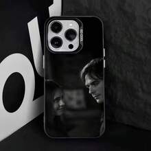 La Funda de Teléfono V-Vampire D-Diaries para 17,16,15,14,13,12,11,Pro,Max,Plus, Antigolpes Negra Mate Dura - z1 - Ver 11