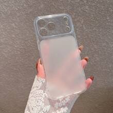 Matte Transparent Apple Phone Case Compatible With IPhone 17 Pro Max/17 Pro/17/16/16 Pro Max/16 Plus/16 Pro/16E/15/15 Pro Max/15 Pro/15 Plus/11/12/13/14 Pro Max/13 Pro/13 Pro Max/14 Pro/14 Pro Max, Full Coverage Anti-Drop Soft Protective Cover - Transparent - Frosted Translucent - View 8