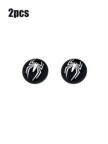 3D Joystick Cap For / Controller, Spider Pattern, Silicone Gamepad Joystick Button Protective Cover - Multicolor - View 7