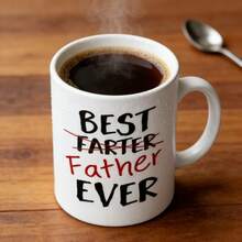 1 pieza Taza de cerámica con diseño de dibujos animados, taza de café creativa para el hogar u oficina - Multicolor - Ver 4