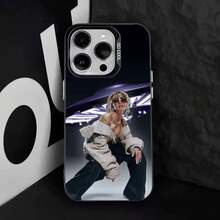 Funda de Teléfono T-Tini S-Stoessel Singer para 17,16,15,14,13,12,11,Pro,Max,Plus, IMD Negro Mate - Z6 - Ver 8