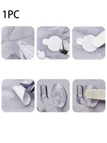 1张，每张54个，自粘装饰贴纸，家具螺丝盖贴纸，家具橱柜维修装饰，家具螺丝孔密封防尘盖贴纸，螺丝孔钉眼损坏修复，学校办公用品，圣诞节，新年节日装饰，适用于厨房、卧室、客厅、卫生间 - 彩色 - 查看 8