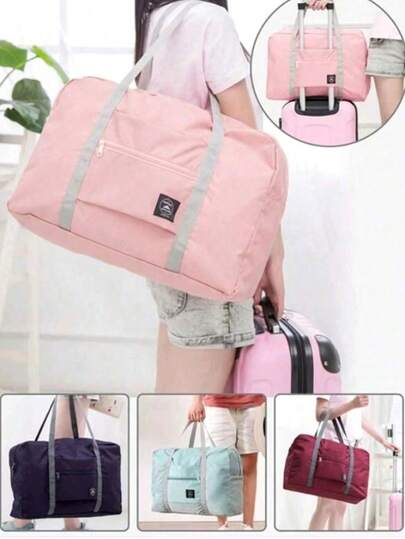 2个大容量尼龙便携运动健身手提包，旅行购物，情人节礼物，旅行化妆品收纳包，度假整理包，大容量化妆品收纳包，可装口红、刷子、护肤品、手机、零钱、小物件，居家、送礼、度假及节日（万圣节、圣诞节）多功能用途，波西米亚风