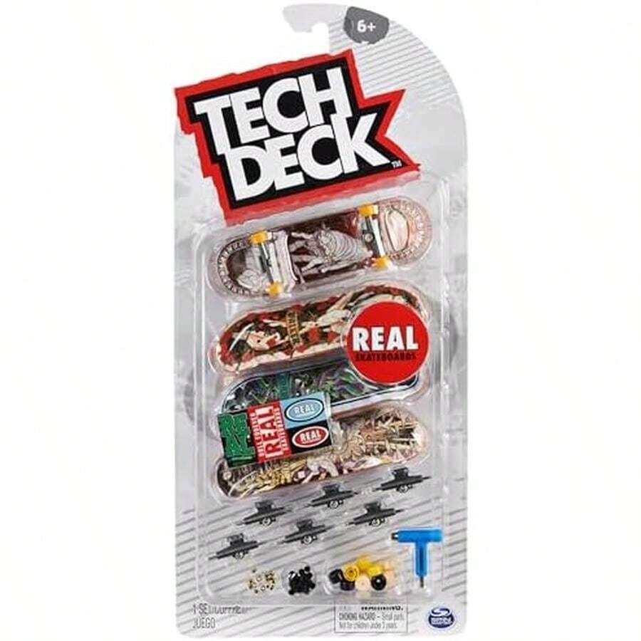Tech Deck: Paquete de 4 Patinetas - Paquete de 4 tableros (v2) - Ver 1
