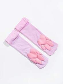 这款猫爪长袜，可爱柔软的3D立体猫爪袜，搭配手套和袜子，适合女孩和女士穿着。猫爪袜也是不错的礼物选择。您可以将其作为圣诞节、母亲节、生日、周年纪念日或情人节的礼物送给您的母亲、姐妹、朋友、女友或妻子。