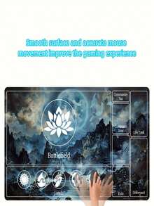 Game Mat, Suitable For Game Mat, Rule Area, TCG CCG Game Mat, Compatible With Collectible Card Games - Multicolor - View 3