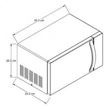 HORNO DE MICROONDAS ACROS MOD. MOD. AM-1807W, BLANCO** - Blanco - Ver 7