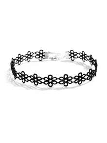 Set de 16 collares gargantilla vintage minimalistas de estilo gótico - 16 piezas - Ver 4