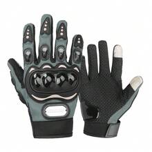 1 Pair Motorcycle Gloves Black Riding Glove Racing Protection Full Finger Moto Gloves Touch Screen Riding Moto Guantes Protective Anti-Fall Racing Motocross Waterproof Gloves Bike Luvas Motorcycle Accessories Riding Essentials For Women Men Rider Gifts