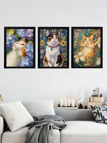 [4-8pcs Magnetic Diamond Frame] Diamond Art Frame 12x16 Inches - Fits 10 X 14 Inch Photos, Self-Adhesive Backing, Horizontal Or Vertical Wall Hanging, Photo Art Frame, Black - Multicolor - View 2