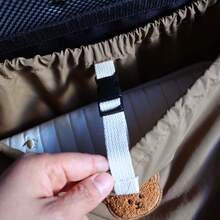 Cute Bear Head Waterproof Stroller Organizer Bag, Fashionable Mom Casual Waterproof Storage Bag, Large Capacity Stroller Hanging Bag, Suitable For Outings, Baby Clothes Storage Bag - Multicolor - View 5