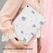 花朵图案高透明防摔TPU平板电脑保护套，高清蓝莓UV印刷，兼容iPad 11（2025款）、iPad Mini 6/7、iPad Air 1/2、iPad Air 4/5/6/7、9.7英寸iPad（2019/2020/2021款）、10.2英寸iPad 10/11、iPad Air 11（2024/2025款）、iPad Pro 11（2024款）、iPad Pro 11（2018-2022款）、iPad Pro 12.9英寸/iPad Air 13。 - 彩色 - 查看 8