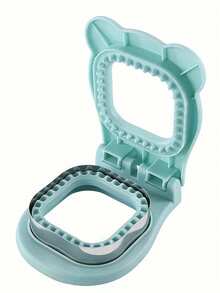 430 Stainless Steel Manual Sandwich Cutter, 1pc, Heavy Duty, Precise Blade For Perfect Square Sandwiches, Bread, Lunch Boxes, Suitable For Office, Home Kitchen - Easy To Clean Kitchen Tool, Versatile For Meal Prep, Office Food Preparation, Vibrant Kitchen Accessory, Food- Material, Compact Design, Professional Choice - Multicolor - View 13