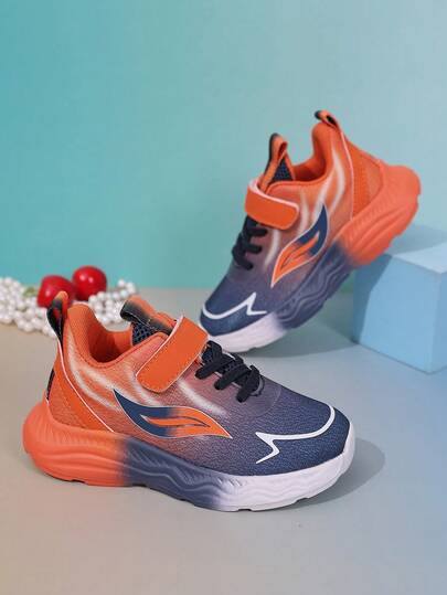 Kids' Breathable Mesh Running Shoes, Non-Slip Soft Sole Sports Sneakers For Boys And Girls, Autumn
