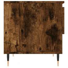 vidaXL Tavolini Bassi 2 pz chêne fumé 50x46x50 cm in legno metalmeccanico - Castano - Visualizzare 8