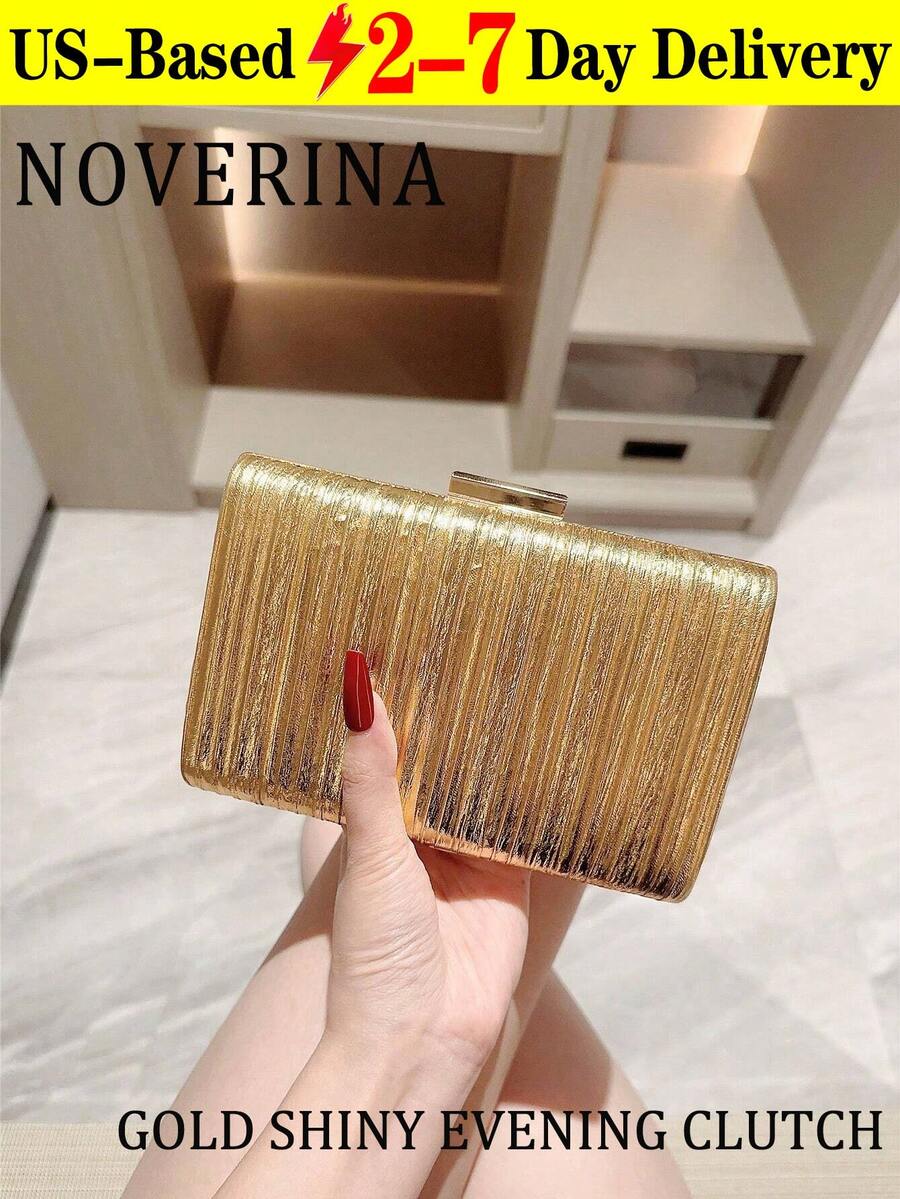 Lightweight, Business Casual Rhinestone Decor Bucket Bag Mini Drawstring Design,[US-Based Shipping] Clear Bag Faux Pearl Bag Evening Bag, Dinner Bag Glamorous, Elegant, Exquisite, Quiet Luxury Rhinestone For Party Girl, Woman, Bride Perfect For Party, Dinner/Banquet Christmas Party Dress, Perfectly Matching With New Years Outfit, Excellently Matching With Party Dresses For Women,European And American Style Fashion Women Clutch Evening Bag, Rhinestone Crystal Sunflower Party Handbag, Versatile Formal Dress Evening Bag, Perfectly Matching With New Years Outfit, Excellently Matching With Party Dresses For Women, Essential Wedding Items,Perfectly Matching With Graduation Dress, Prom Dresses, Creative Glossy Fashion Versatile Elegant Crossbody Bag, High-End Quality Niche Design Refined Lipstick/Coin Purse/Earphone Case - 金色 - 查看 1