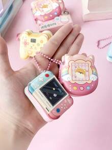 1 chiếc móc khóa hình sổ tay chơi game dễ thương, móc khóa giảm căng thẳng, mặt dây chuyền ghi nhớ màu hồng đáng yêu, đồ trang sức, phụ kiện túi xách, móc khóa xe hơi, dây đeo chìa khóa, giá đỡ chìa khóa, phụ kiện móc khóa, móc chìa khóa, quà tặng cho giáo viên, trường học, văn phòng, đồ gia dụng, quà tặng ngày lễ tình nhân, quà sinh nhật, quà tặng bạn bè, quà tặng ngày lễ, quà lưu niệm sự kiện, quà tặng tiệc tùng. - Nhiều màu - Xem 3