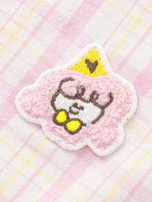 Balabala 女童格子衬衫，男女皆宜的可爱春季长袖上衣 2026 - 紅色調 - 查看 7