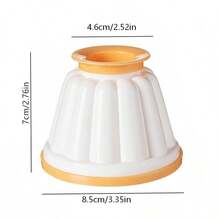 1 قالب كأس بودنج من ABS، مثالي لتحضير كؤوس الزبادي المجمد المنزلي، الموس والجيلي، مناسب للاستخدام المنزلي والتجمعات والحفلات والمناسبات الأخرى، يأتي مع غطاء - متعدد الألوان - مشاهدة 9