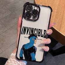 Creative Cool Comic I-Invincible S Hot-Selling Phone Case Compatible With  17/16e/16/15/14/13/12/11 Mini/Pro/Max/Air/X/XR/XSMAX/8/7 Plus Shockproof Transparent Soft Back Case Funda Para  17 Pro Forros Para  Cheap  17 Case - Mixed Colors - View 7
