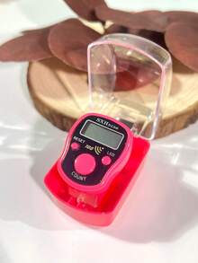 Boxed Handy Electronic Counter, LED Display Screen, Hundred Reminder Counter, Elegant Appearance Easy To Wear On Hand, Suitable For Prayer Counting, Exercise Counting, Knitting Counting, Etc. - Multicolor - View 11