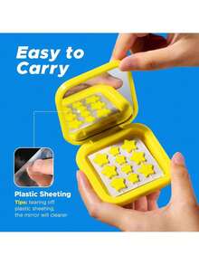 32 pz Lindos parches de acné para la cara, parche hidrocoloide de estrellas con estuche compacto de parches de acné - multicolor - Ver 4