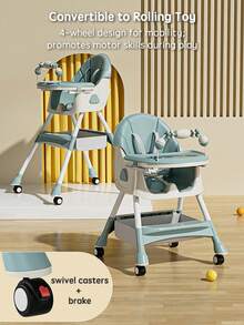 PANGDUBE Baby Highchairs & Accessories - Blue - View 7
