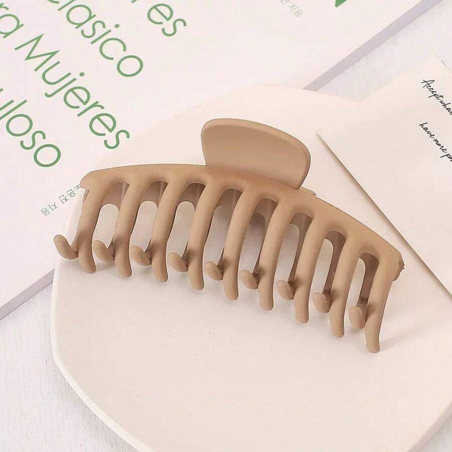 Large Claw-Shaped, Shark-Style Hair Clip For Women, The Perfect Accessory For Summer At The Beach. - Lạc đà - Xem 1