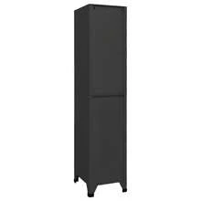 vidaXL Armadio a cassetti Antracite 38x45x180 cm Acciaio - Grigio - Visualizzare 3