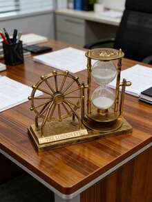 1pc Vintage Iron Tower Rotating , Eiffel Tower Shaped Timer, Kinetic Ball, Ferris Wheel Home Decor, Suitable For Housewarming, Living Room, Office, Desk, Romantic Anniversary Gift For Couples, Suitable For Relatives, Friends, Housewarming, Birthday, Thanksgiving, Valentine's Day ( Style Random) - Multicolor - View 16