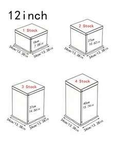 1pc Transparent Cake Box With Random Printed Ribbon - Made Of PET Material, Square/Rectangular Design, Reusable Cake, Pastry, Chocolate, Cookie, Pie Gift Packaging Suitable For Birthday, Wedding, Valentine's Day, Mother's Day, Easter And Other Occasions, Can Also Be Used As A Gift Box - Clear - View 15