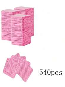 1000pcs/400pcs/200pcs Gel Nail Polish Remover Wipes, Nail Cleaning Pads, Makeup Tools Wholesale, Nail Art Supplies, Nail Tools, Suitable For Nail Extensions - Multicolor - View 18